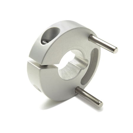 Ruland CntrlFlx Cplng Hub, Double, Bore 10mm, OD37.0mm, Aluminum, MCPRD37-10-A MCPRD37-10-A